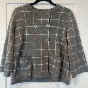 Jcrew gray sweater top